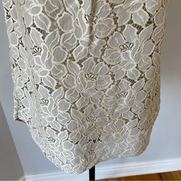 J.Crew 2 Tall sleeveless top  adorable lace like design - Picture 14 of 17